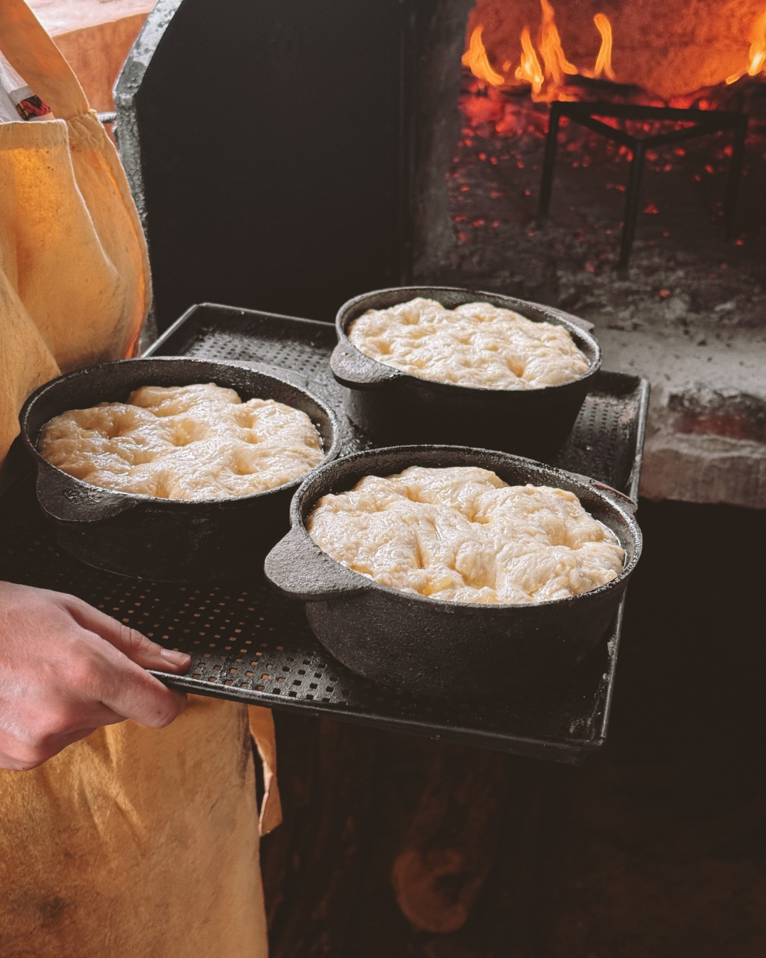 Cocina a fuego Finca La Fé